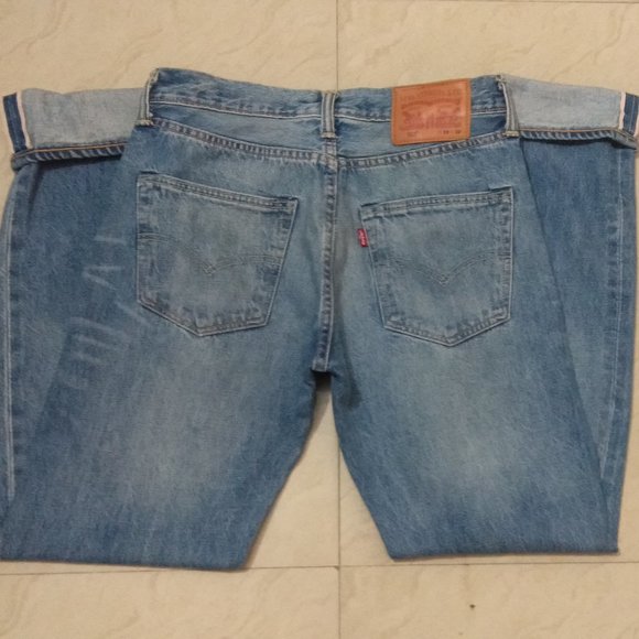 Original 501 Levi's selvedge denim Jeans - Picture 2 of 16